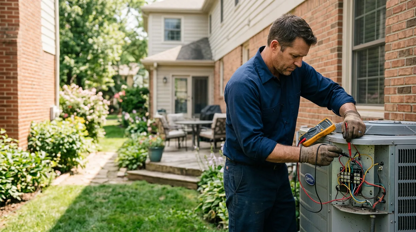 HVAC technician working near East Canaan, CT
